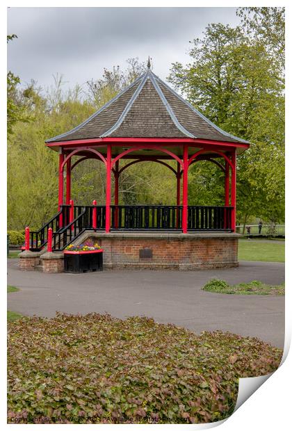 The band stand Print by Clive Wells