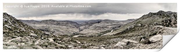Swartberg Pass, South Africa Print by Sue Hoppe