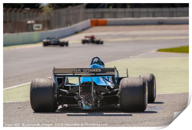 Ligier JS11/15 Circuit de Catalunya Print by Lenscraft Images