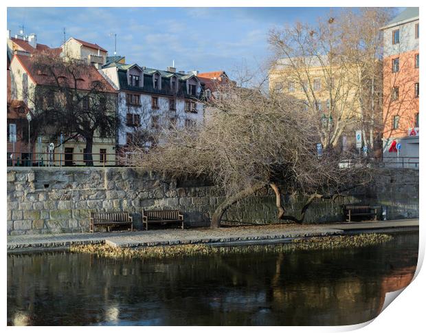 MILL MOAT| PILSEN | CZECH REPUBLIC  Print by Peter’s Slideshow