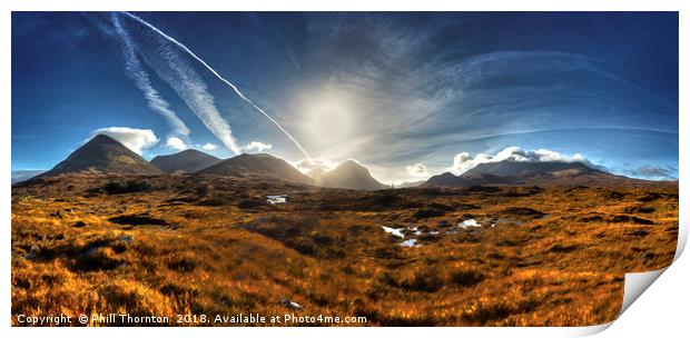 The Cuillin Range No.2 Print by Phill Thornton