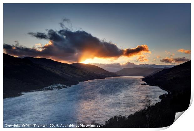 Loch Earn No.5 Print by Phill Thornton