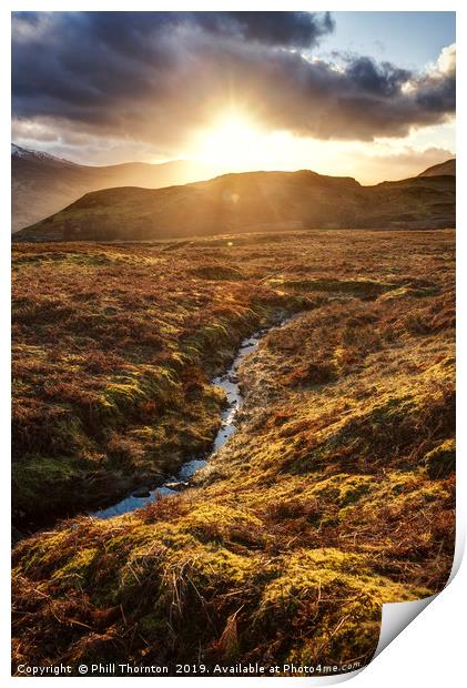 Ben Vorlich (almost) Print by Phill Thornton