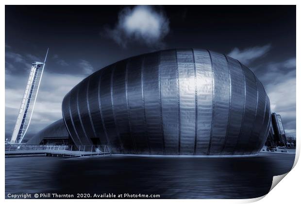Glasgow Science Centre No. 2 Print by Phill Thornton