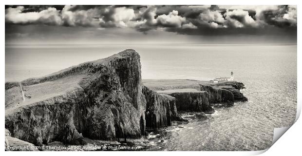 Neist Point panorama, Isle of Skye  Print by Phill Thornton