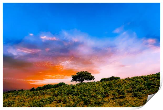 Malvern Sunset Print by Scott Paul