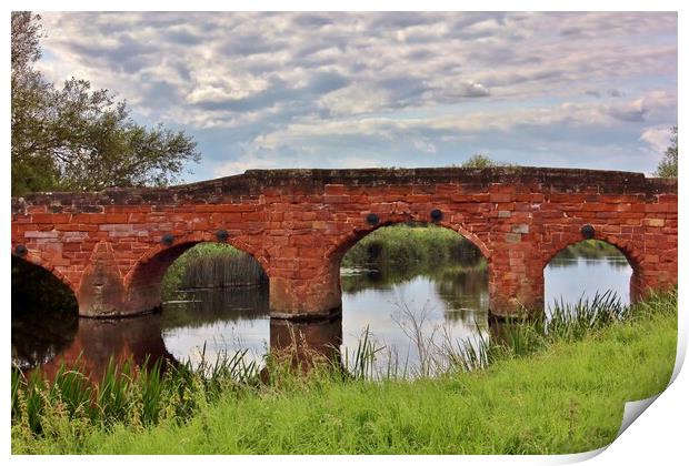 Eckington Bridge Print by Susan Snow