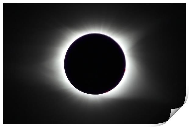 Total Solar Eclipse Print by Susan Snow