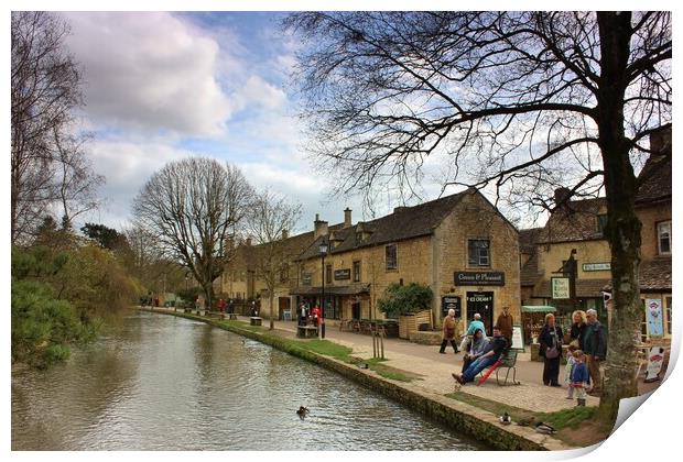Bourton-on-the-Water Print by Susan Snow