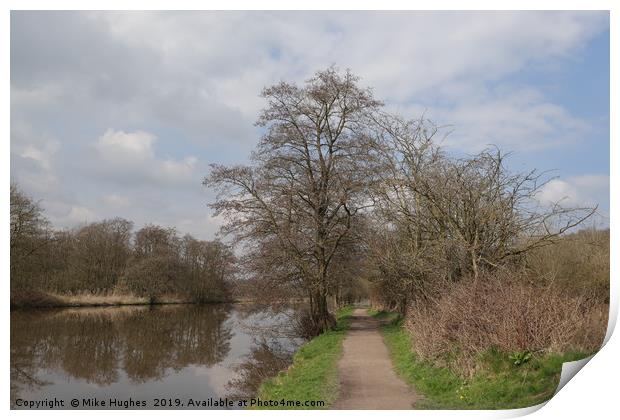 River Walk Print by Mike Hughes