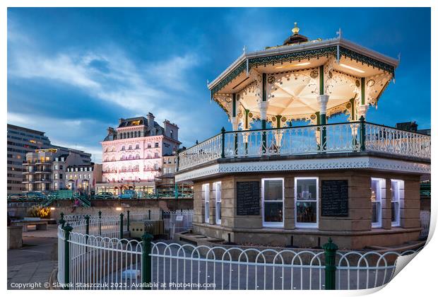 The Bandstand  Print by Slawek Staszczuk