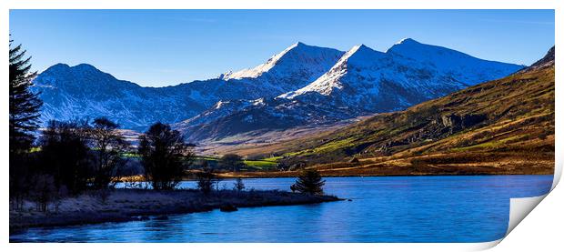 Majestic Snowdon Print by Kingsley Summers