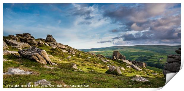 On Yar Tor Print by Jean Fry