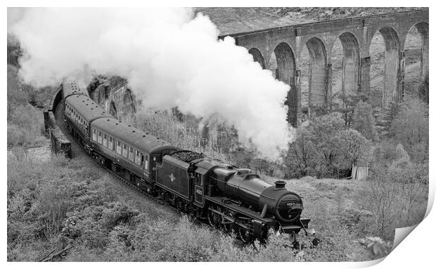 Jacobite steam train glenfinnan viaduct Print by stuart bingham