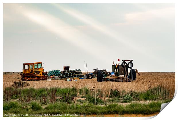 The Patient Tractor Print by Heidi Hennessey