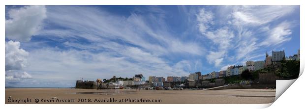 Tenby Harbour Print by Kevin Arscott