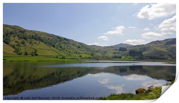 Watendlath Tarn Print by Lady Gail Bowman