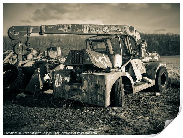 Rust & Ruin Print by Peter Anthony Rollings
