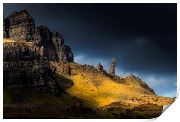 Old Man of Storr Print by Frank Heumann