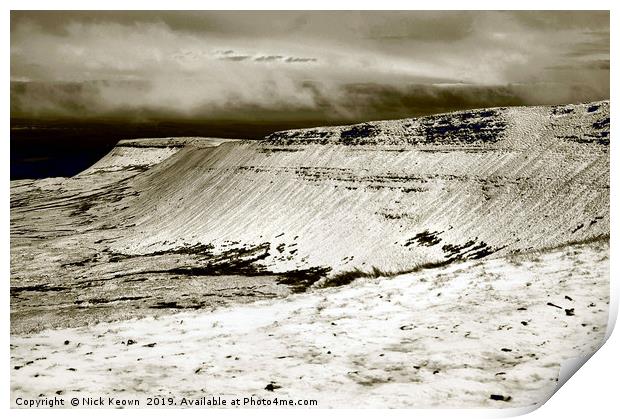 Brecon Beacons Print by Nick Keown