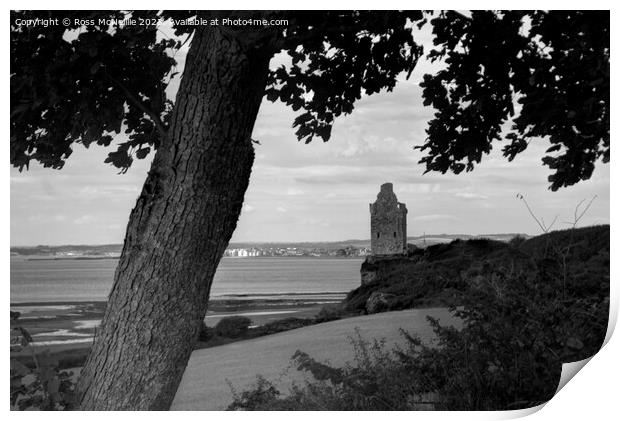 Greenan Castle - Ayr I Print by Ross McNeillie