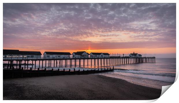 Southwold sunrise Print by Dorringtons Adventures