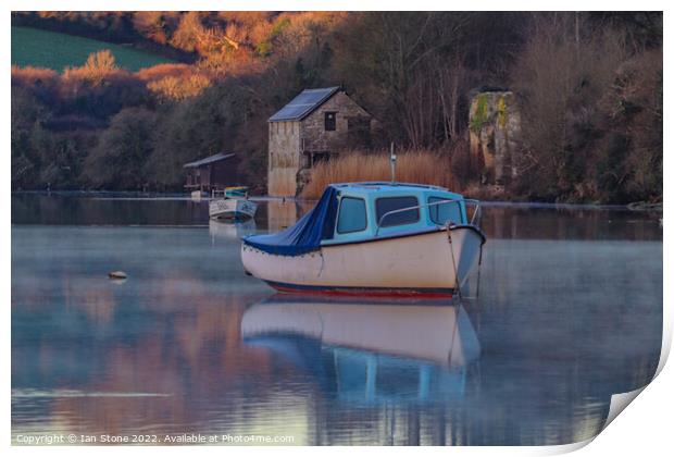 Serenity on the Kingsbridge Estuary Print by Ian Stone