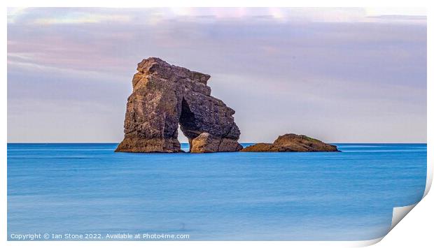 Majestic Thurlestone Rock Print by Ian Stone