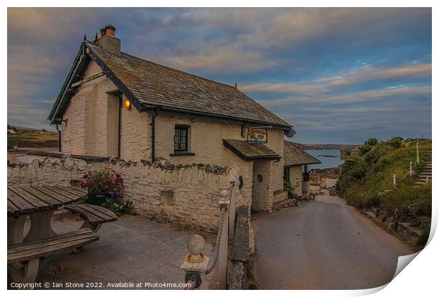 Pilchard Inn, Burgh Island  Print by Ian Stone