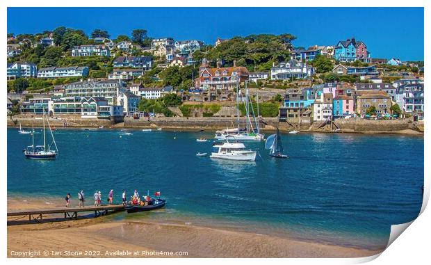 Summertime at Salcombe  Print by Ian Stone