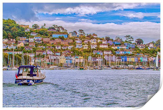 Serenity on the River Dart Print by Ian Stone