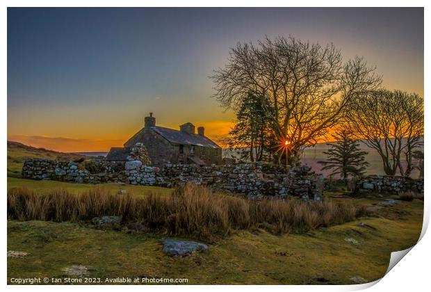Majestic Sunrise on Dartmoor Print by Ian Stone