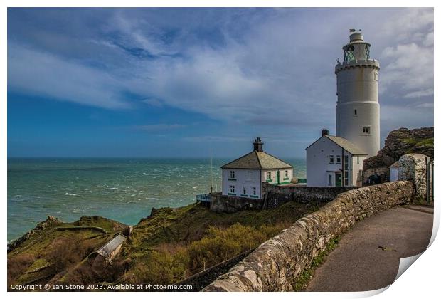 Start Point Lighthouse  Print by Ian Stone