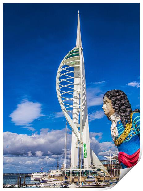 Spinnaker Tower Print by Ian Stone