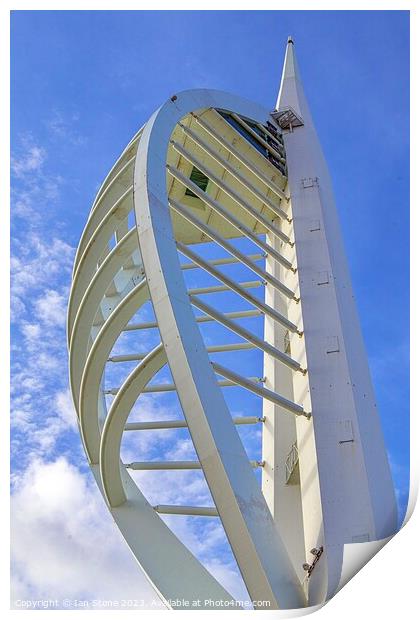 Spinnaker Tower Abstract  Print by Ian Stone