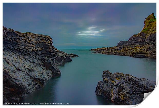 Secluded Romance at Prussia Cove Print by Ian Stone