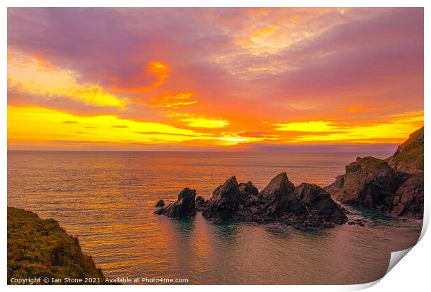 Soar Mill Cove  Print by Ian Stone