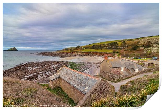 Spring day in Devon  Print by Ian Stone