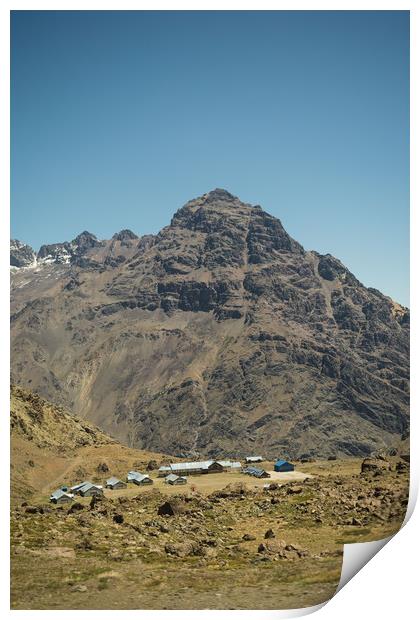 Cordillera de Los Andes Print by Hemerson Coelho