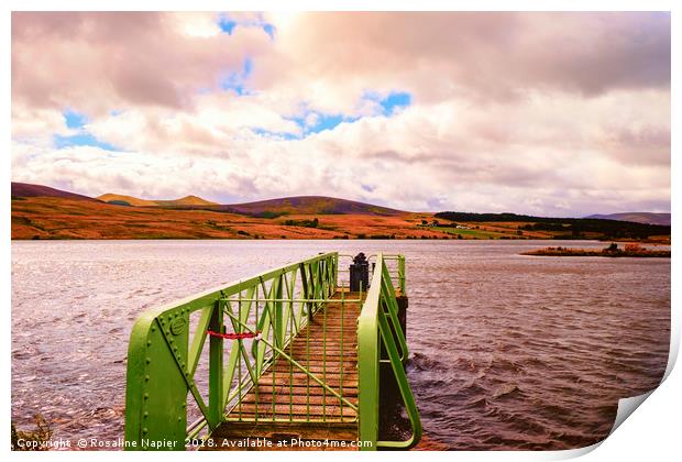 Harlaw Reservoir Print by Rosaline Napier