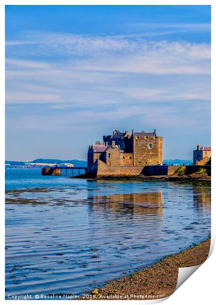 Blackness Castle Firth of Forth Print by Rosaline Napier