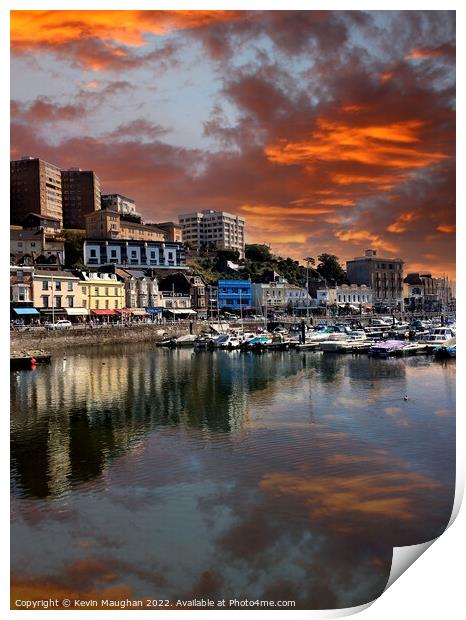 Dartmouth In Devon (2) Print by Kevin Maughan