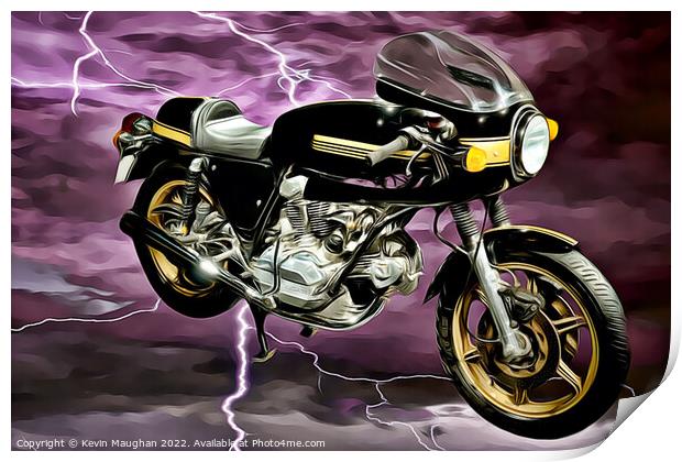 Ducati 900 Super Sport Print by Kevin Maughan