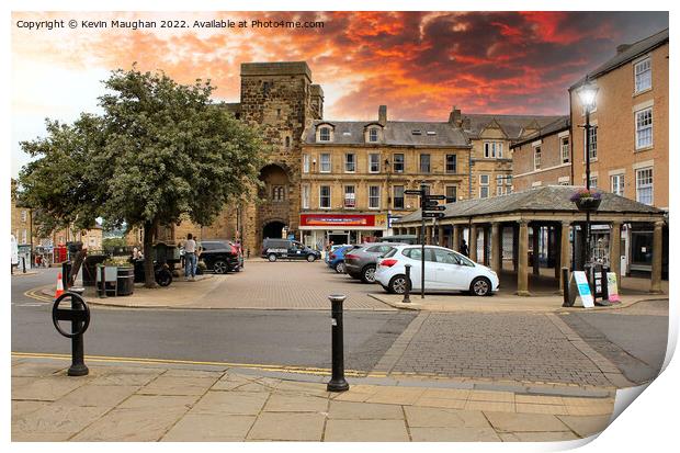 A Snapshot of History in Hexham Print by Kevin Maughan
