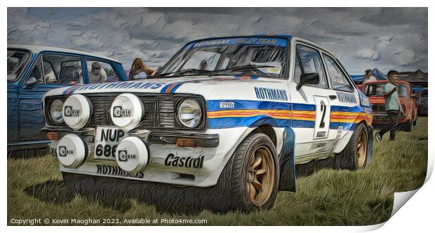 A Timeless Icon Roaring Through History Print by Kevin Maughan