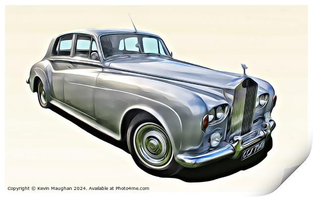 Rolls Royce 1964 Silver Cloud Print by Kevin Maughan