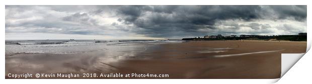Majestic Beauty of Tynemouth Longsands Print by Kevin Maughan