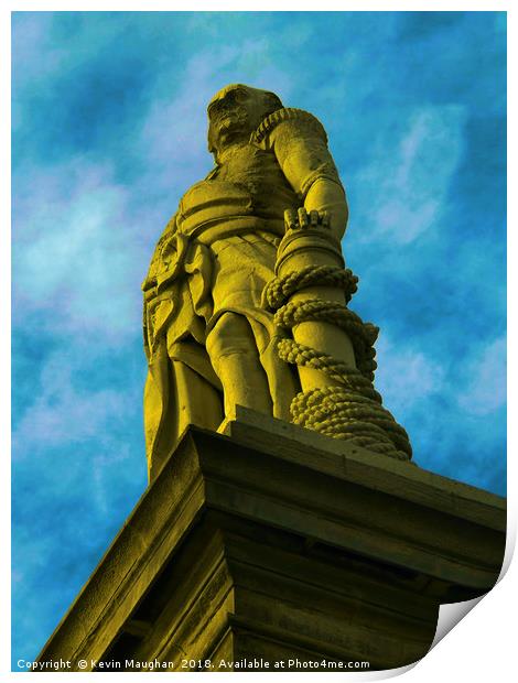 Admiral Lord Collingwood Monument Print by Kevin Maughan