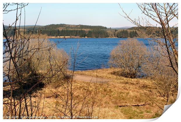 Kielder Water Northumberland Print by Kevin Maughan