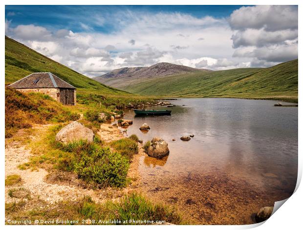 Loch Iorsa Print by David Brookens